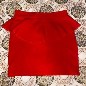 Mini skirt, tight fitted